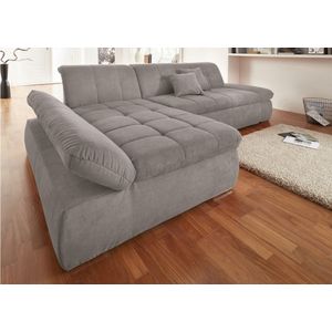 DOMO collection Ecksofa »NMoric XXL, B/T/H: 300/172/80cm, L-Form«, wahlweise mit Bettfunktion und Armlehnverstellung