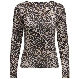 ONLY Langarmshirt »ONLLONE LEO L/S TWO WAY TOP JRS«, Mit tiefem Ausschnitt vorne oder hinten zu tragen