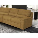 Egoitaliano Ecksofa »Doris, modernes Designerecksofa in hochwertigen Microfaserqualitäten«, edle Detailverarbeitung, wahlweise fleckenabweisend oder in Lederoptik