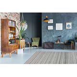 Kayoom Teppich »Phoenix 210«, rechteckig, 6 mm Höhe, Dezenter Jacquard-Teppich, Flachflor, Aus pflegeleichten Materialien