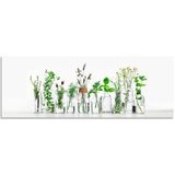 Artland Küchenrückwand »Öle mit Kräutern«, (1 tlg.), Alu Spritzschutz mit Klebeband, einfache Montage