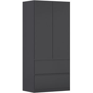 rauch Drehtürenschrank »Kleiderschrank Schrank Garderobe Wäscheschrank COSTA in 3 Breiten«, viel Platz, grifflose Front und Push-to-Open Funktion MADE IN GERMANY