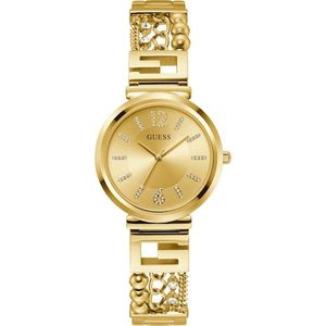 Guess Quarzuhr »G CLUSTER«, Armbanduhr, Damenuhr