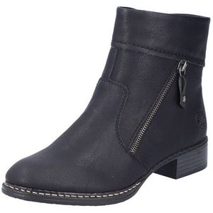 Rieker Stiefelette, Boots, Ankleboots, Blockabsatz, mit praktischem Innenreißverschluss