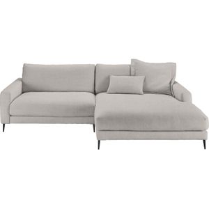 INOSIGN Ecksofa »Downtown, B/T/H: 272/190/84 cm L-Form«, weicher Sitzkomfort auch in Cord und Bouclé, incl. Zierkissen