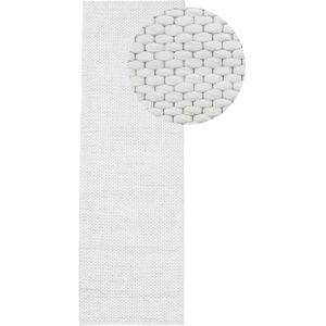 carpetfine Läufer »Sina«, rechteckig, 14 mm Höhe, Handweb Teppich, reine Wolle, meliert, handgewebt, weich & kuschelig