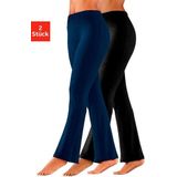 Vivance active Jazzpants, (2er-Pack), mit leicht ausgestelltem Bein, Loungewear
