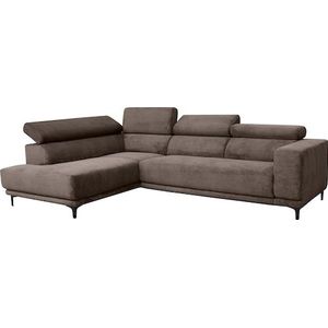 alina Ecksofa »Hikari«, wahlweise mit Sitzvorzug, in modernem Cordstoff, Breite 302 cm