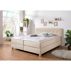 Home affaire Boxspringbett »Fargo«, in Überlänge 220 cm, mit Topper, 3 Ausführungen, 4, Breiten