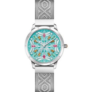 THOMAS SABO Quarzuhr »KALEIDOSKOP LIBELLE«, Damenuhr, Armbanduhr, Schmucksteine, Libellen, Edelstahl