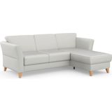 sit&more Ecksofa »Visby L-Form«, Wahlweise mit Bettfunktion und Bettkasten, frei im Raum stellbar