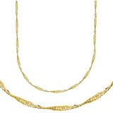 Firetti Goldkette »Schmuck Geschenk Gold 333 Singapur, ca. 1,4 mm breit«, Made in Germany