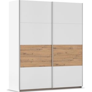rauch Schwebetürenschrank »Kleiderschrank Schrank Garderobe Schlafzimmerschrank OXFORD«, (in 3 verschiedenen Ausstattungen BASIC/CLASSIC/PREMIUM), mit Griffleisten aus Metall, auch für kleinere Räume MADE IN GERMANY