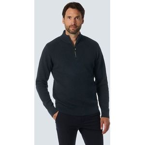 NO EXCESS Rollkragenpullover »No Excess Halber Reißverschluss Pullover Melange«