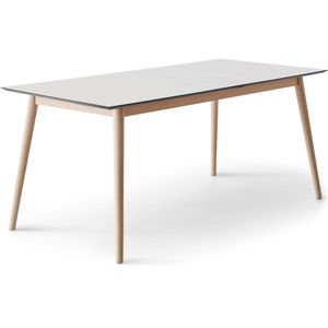Hammel Furniture Esstisch »Meza by Hammel«, (1 St.), rechteckige Tischplatte MDF, Massivholzgestell, mit 2 Einlegeplatten