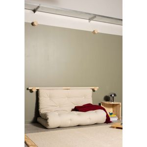 Karup Design Schlafsofa »Hooked Schlafsessel, Sitz- und Schlafplatz, Wandmontiert, platzsparend«, Futonmatratze inkl. Halterungsset aus FSC®-zertifiziertem Massivholz