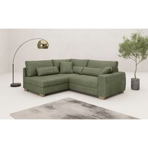 Mr. Couch Ecksofa »L-Form«, Mit Federkern, wahlweise mit Bett und Taschenfederkern