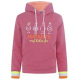 Zwillingsherz Hoodie »""Ahoi Käpt'n""«, mit maritimer Botschaft, lustigen Möwen, Kängurutaschen und Stickerei