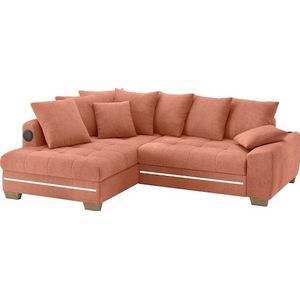 Mr. Couch Ecksofa »Nikita II, L-Form«, mit Kaltschaum, RGB-LED, Soundsystem, wahlweise mit Bett, Bettkasten
