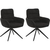 Home affaire Esszimmerstuhl »Taragona«, (Set), 2 St., Boucle, mit unterschiedlichen Beingestellen, Holz oder Metall