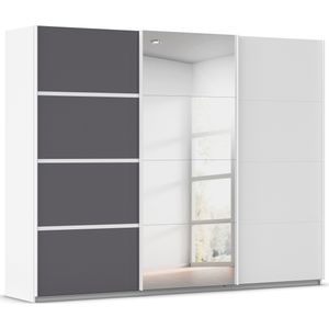 rauch Kleiderschrank »Schwebetürenschrank OTTO´s Choice Garderobe Schrank TOP ANGEBOT Avola«, (in 3 verschiedenen Ausstattungen BASIC/CLASSIC/PREMIUM inkl. Spiegel), mit eleganten Zierleisten in Chrom, Schwarz oder Weiß MADE IN GERMANY