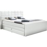 INOSIGN Boxspringbett »Lethbridge«, inkl. Bettkasten und Topper, zwei Matratzenarten in H2
