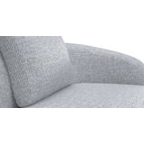 FLEXLUX Wohnlandschaft »Torino, rund, L-Form, Sofa-Ecke mit Recamiere, Longchair-Sofa«, Modernes, organisches Sofa-Design, Kaltschaum, Wellenunterfederung