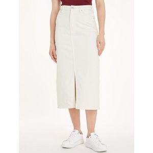 Tommy Hilfiger Bleistiftrock »MIDI STRAIGHT SKIRT HW ECRU«, im 5-Pocket-Style