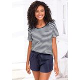Vivance Dreams Shorty, (2 tlg.), mit schönem Streifenmuster