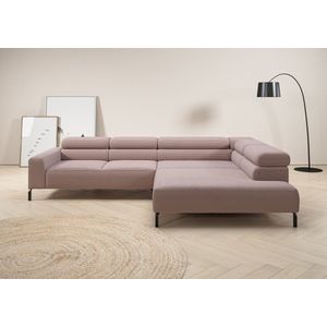 Places of Style Ecksofa »Antonelli, L-Form, incl. Kopfteilverstellung, Breite 312 cm«, wahlweise elektrische Sitztiefenverstellung