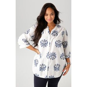 Aniston PLUS Longbluse, mit Ornamenten bedruckt - jedes Teil ein Unikat - NEUE KOLLEKTION