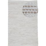 carpetfine Wollteppich »Mona«, rechteckig, 5 mm Höhe, Wolle, Wendeteppich aus Wolle/Baumwolle, Wohnzimmer