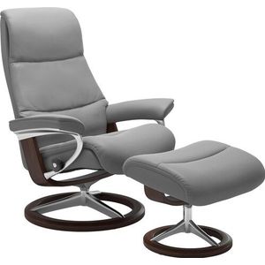 Stressless® Fußhocker »View«, mit Signature Base,Gestell Braun