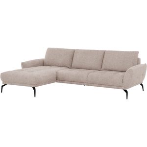 exxpo - sofa fashion Ecksofa »NICEA erstklassiger Sitzkomfort, OTTOs Choice, L-Form, bodenfrei«, In hochwertiger Verarbeitung und ergonomische Sitzposition