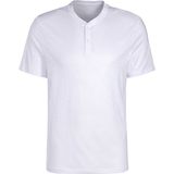 H.I.S Kurzarmshirt, (Packung, 2), mit Henleykragen aus strukturierter Baumwoll-Qualität