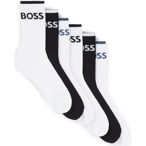 BOSS Businesssocken »6P QS Stripe CC«, (Packung, 6 Paar, 6er), mit BOSS Schriftzug