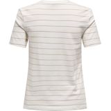 ONLY Kurzarmshirt »ONLKITA LIFE REG S/S FEATHERS TOP JRS«
