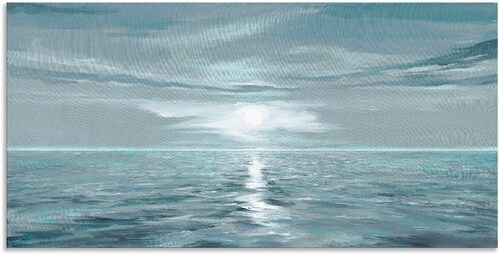 Artland Wandbild »Eisblaues Meer«, Gewässer, (1 St.), als Alubild, Outdoorbild, Leinwandbild, Poster, Wandaufkleber