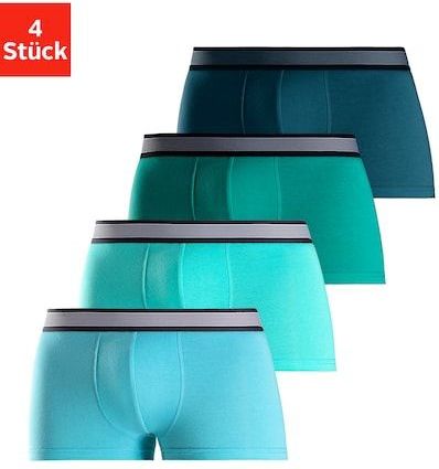 H.I.S Hipster, (Packung, 4 St.), knapp sitzende Boxershorts aus Baumwollmischung