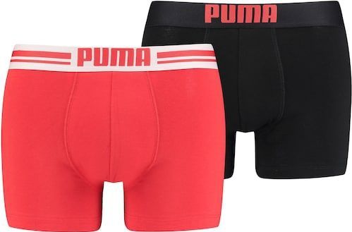 PUMA Boxer, (Packung, 2er-Pack), mit Logo-Bund