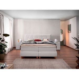 alina Boxspringbett »Luella«, ADA trendline Boxspringbett, inkl. Matratze und Viscoschaum-Topper