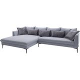 exxpo - sofa fashion Ecksofa »Piazza, elegant und edel, Designsofa mit tollem Sitzkomfort,«, (2 St.), Longchair Ecke in hochwertiger Verarbeitung, Stellmaße 321x187cm