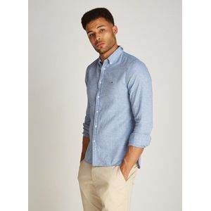 Tommy Hilfiger Langarmhemd »BRUSHED LINEN SOLID SF SHIRT«