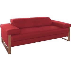W.SCHILLIG 2-Sitzer »finn«, German Design Award 2016, Fußgestell Nussbaum natur, Breite 210 cm