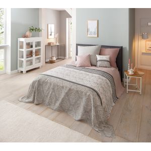 Home affaire Tagesdecke »Cremona leichte Tagesdecke, Wohndecke, Überwurf für Bett oder Sofa, Material 100% Baumwolle, Einzelbett, Doppelbett, Melangeoptik, Ornamente, Kinder- und Erwachsenendecke«