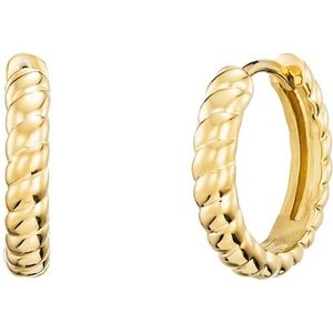 Julie Julsen Paar Creolen »925/- Sterling Silber vergoldet 15mm«