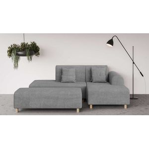 INOSIGN Ecksofa »Suyala«, L-Form mit Hocker