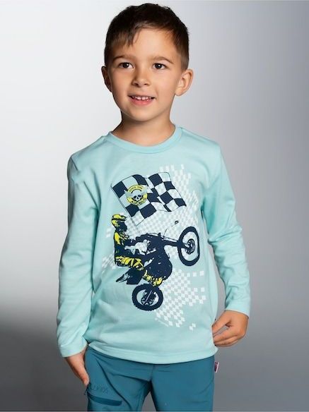 Trigema Sweatshirt »TRIGEMA Langarmshirt mit sportlichem Motorrad-Print«