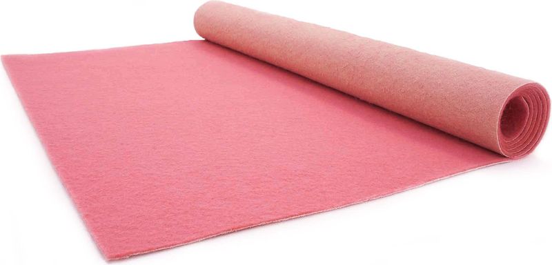 Primaflor-Ideen in Textil Läufer »PODIUM«, rechteckig, 2,6 mm Höhe, Breite 100 cm, robuster Nadelfilz, Uni-Farben