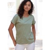 Copenhagen Studios T-Shirt »mit dezentem Logoprint hinten«, aus softer Jersey-Qualität mit Bio-Baumwolle